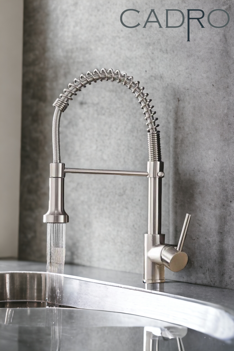 Mezclador para cocina acero inoxidable
